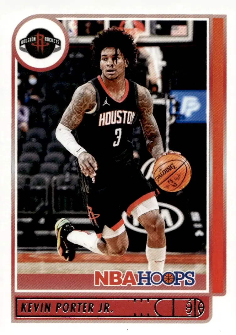 2021-22 NBA Hoops #154 Kevin Porter Jr. (front)