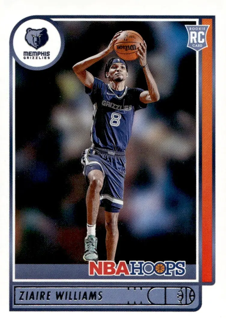 2021-22 NBA Hoops #211 Ziaire Williams (front)