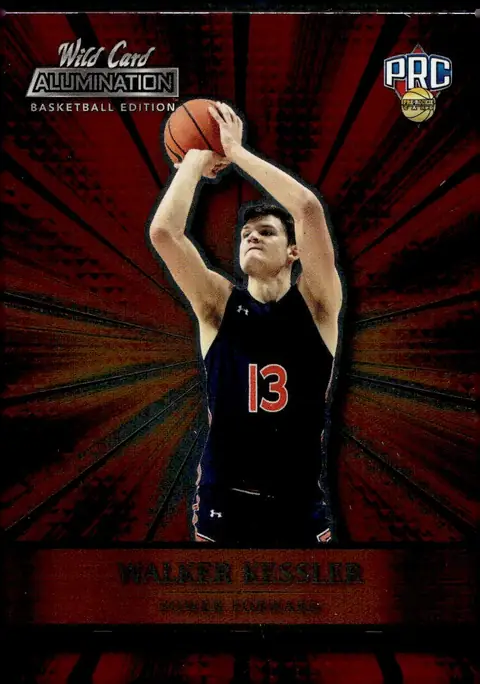 2021-22 Wild Card Alumination Basketball Edition #ABC-77 Walker Kessler