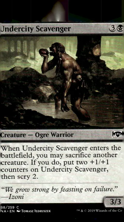 2019 Ravnica Allegiance (RNA) #88/259 Undercity Scavenger