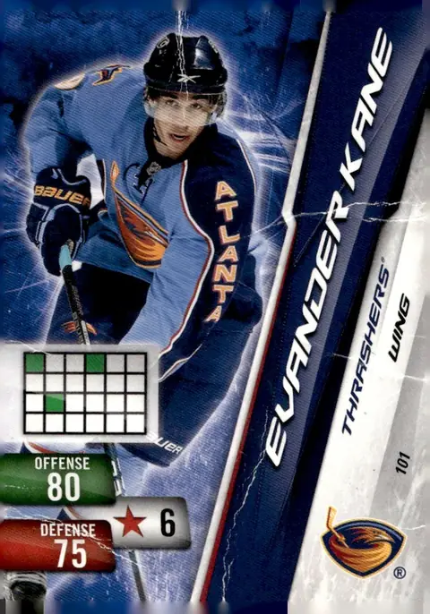 2010-11 Panini Adrenalyn XL (NHL Trading Card Game) #101 Evander Kane