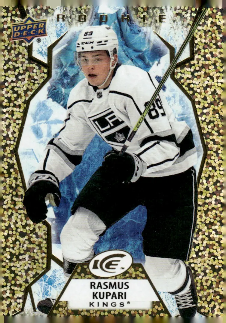 2021-22 Upper Deck Ice #105 Rasmus Kupari – Gold (front)