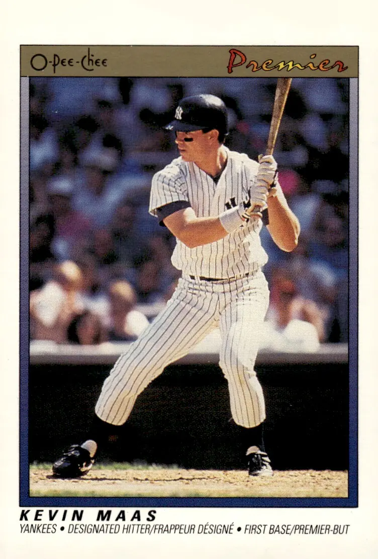 1991 O-Pee-Chee Premier #74 Kevin Maas (front)