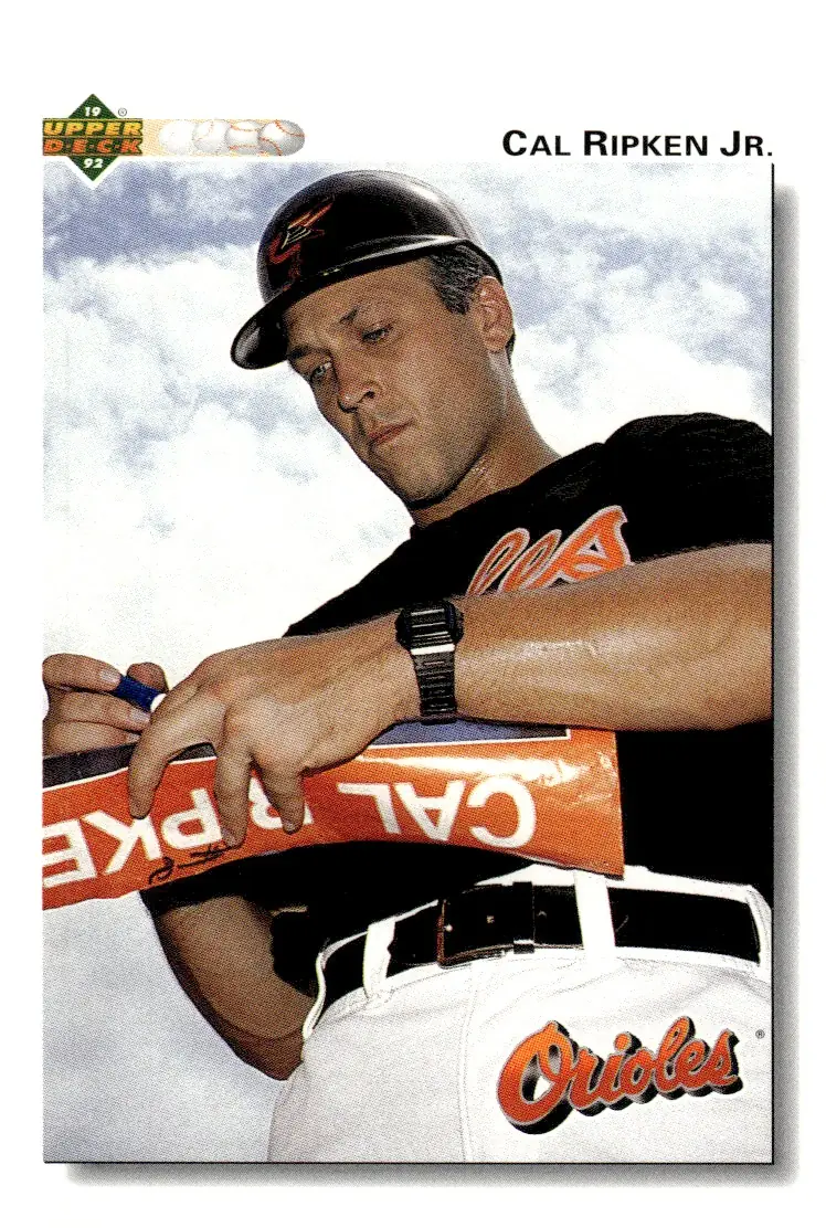 1992 Upper Deck #165 Cal Ripken Jr. (front)