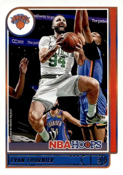 2021-22 NBA Hoops #39 Evan Fournier