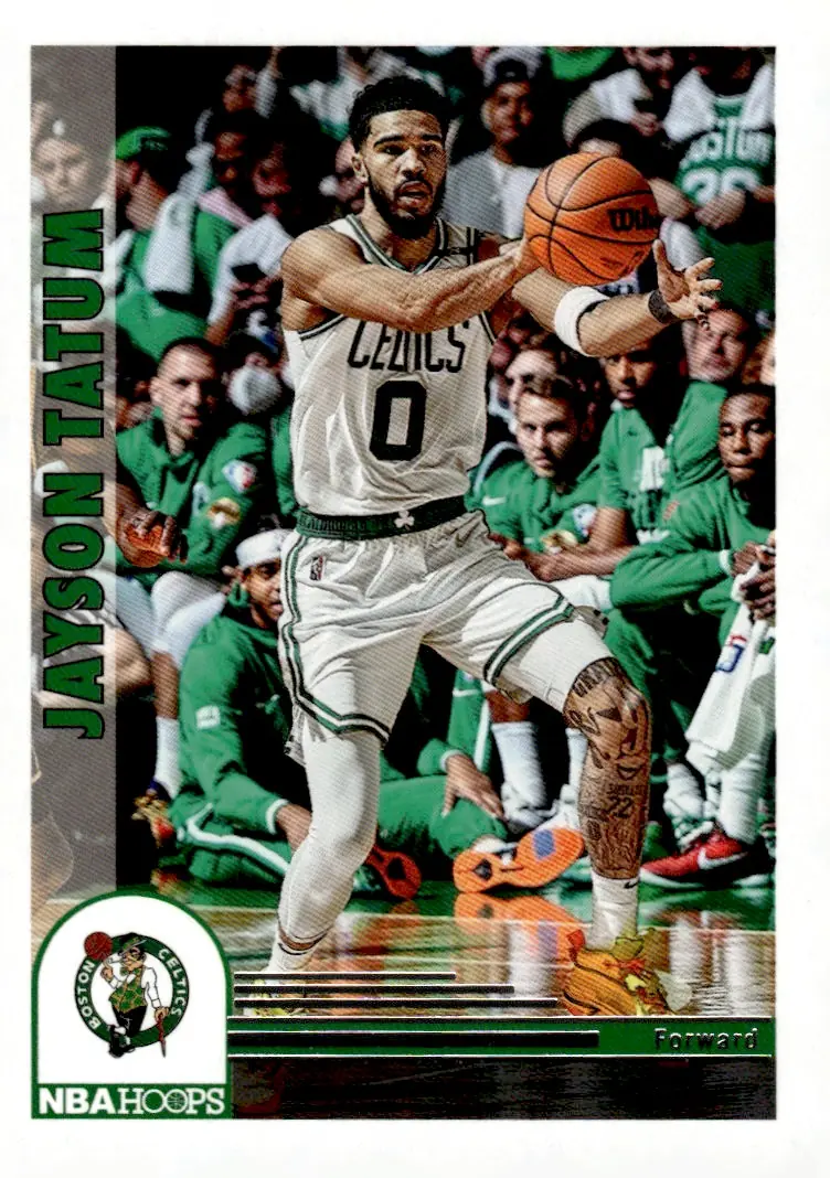 2022-23 NBA Hoops #286 Jayson Tatum (front)