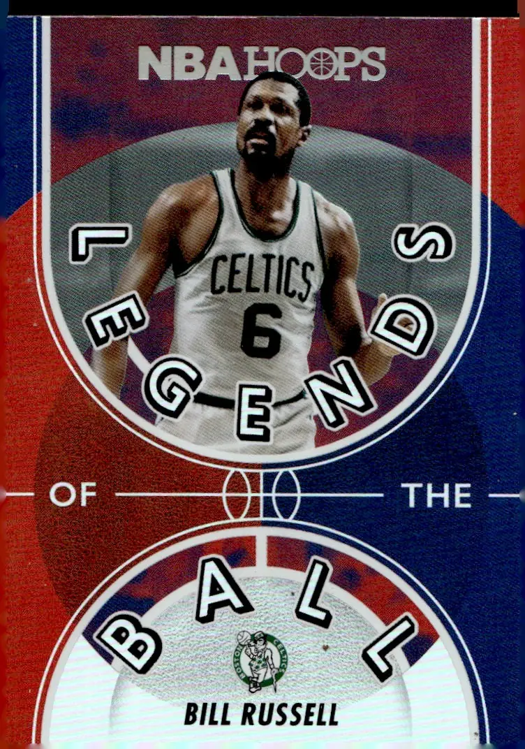 2021-22 NBA Hoops #2 Bill Russell (front)