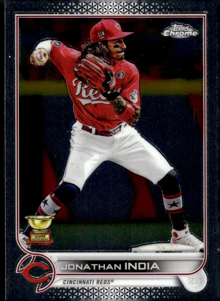 2022 Topps Chrome #182 Jonathan India (front)
