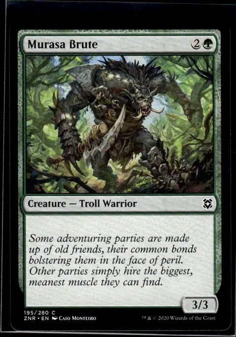 2020 Zendikar Rising (ZNR) #195/280 Murasa Brute