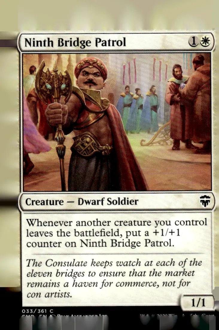 2020 Commander Legends (CMR) #033/361 Ninth Bridge Patrol (front)