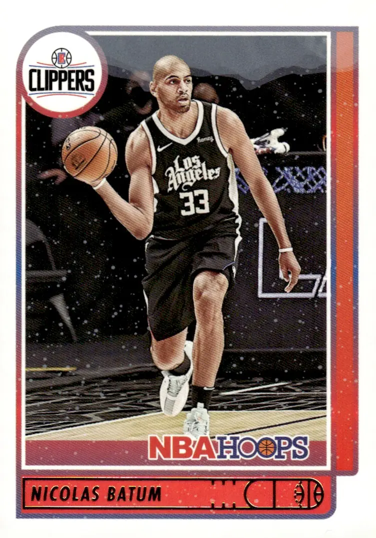 2021-22 NBA Hoops #96 Nicolas Batum (front)