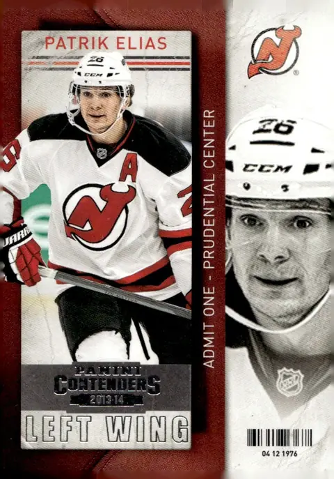 2013-14 Contenders #64 Patrik Elias