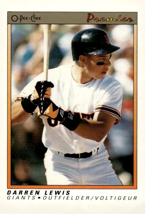 1991 O-Pee-Chee Premier #73 Darren Lewis