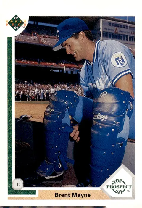 1991 Upper Deck #72 Brent Mayne