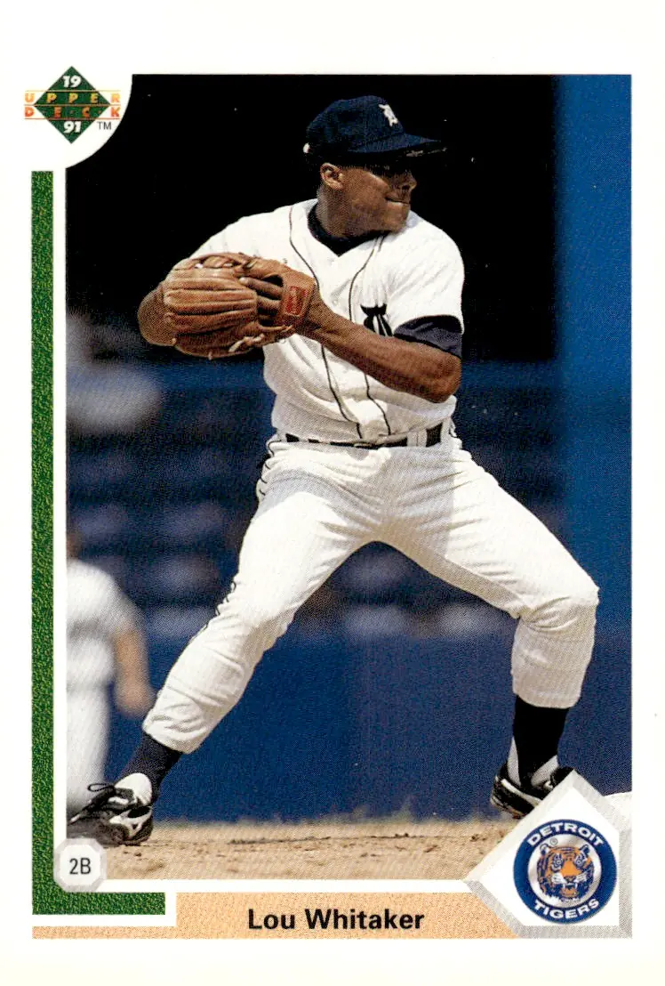 1991 Upper Deck #367 Lou Whitaker (front)