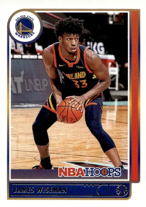 2021-22 NBA Hoops #58 James Wiseman