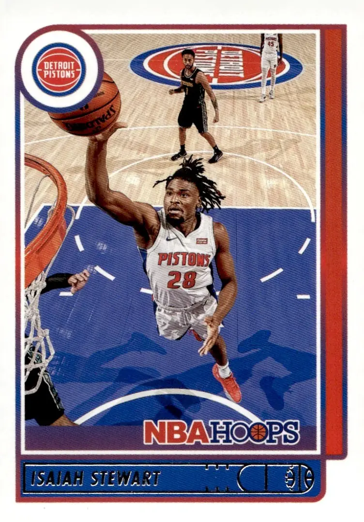 2021-22 NBA Hoops #195 Isaiah Stewart (front)