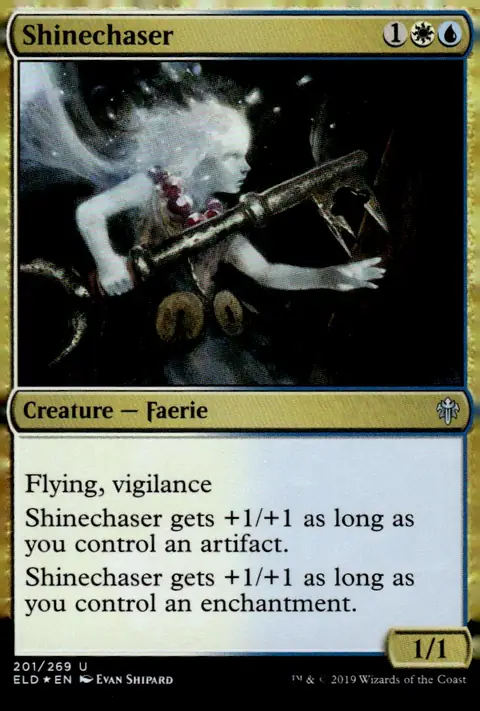 2019 Throne of Eldraine (ELD) #201/269 Shinechaser – Promo Pack stamped version