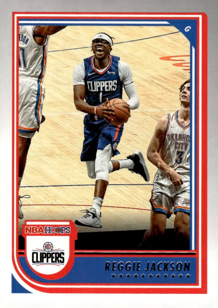 2022-23 NBA Hoops #179 Reggie Jackson (front)