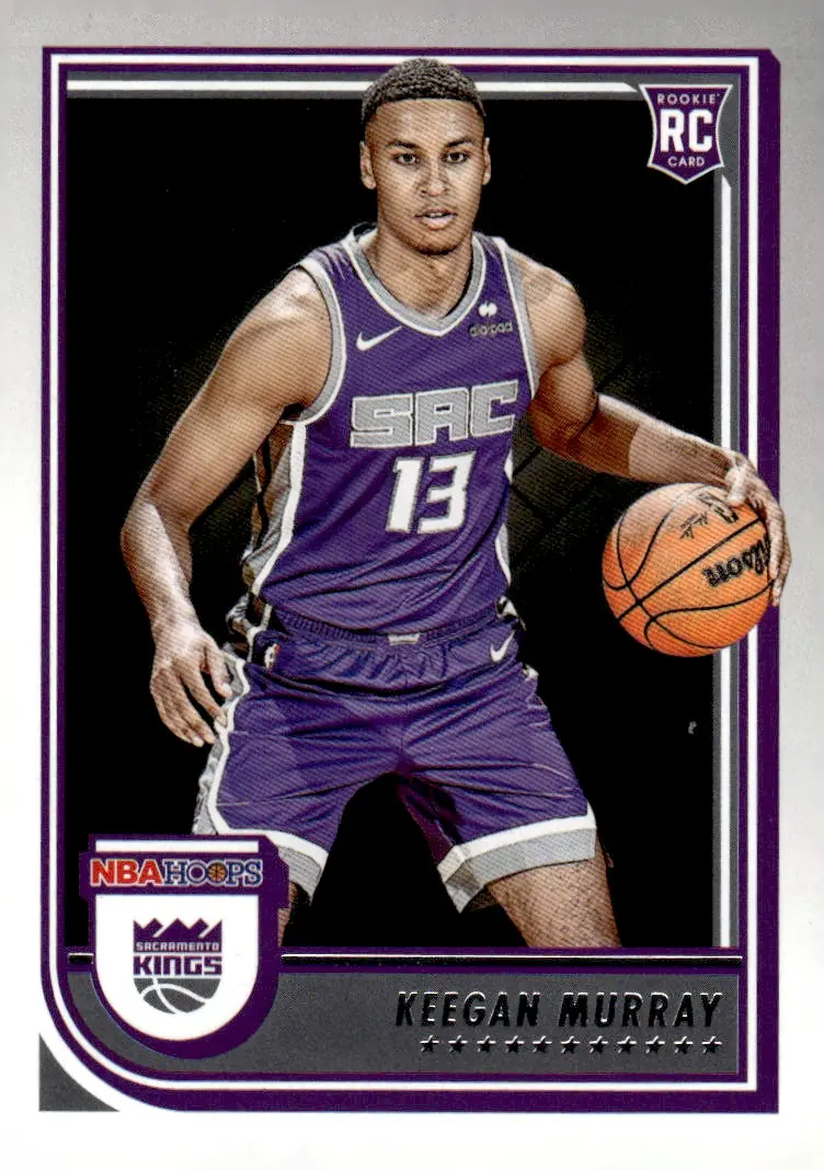 2022-23 NBA Hoops #234 Keegan Murray (front)