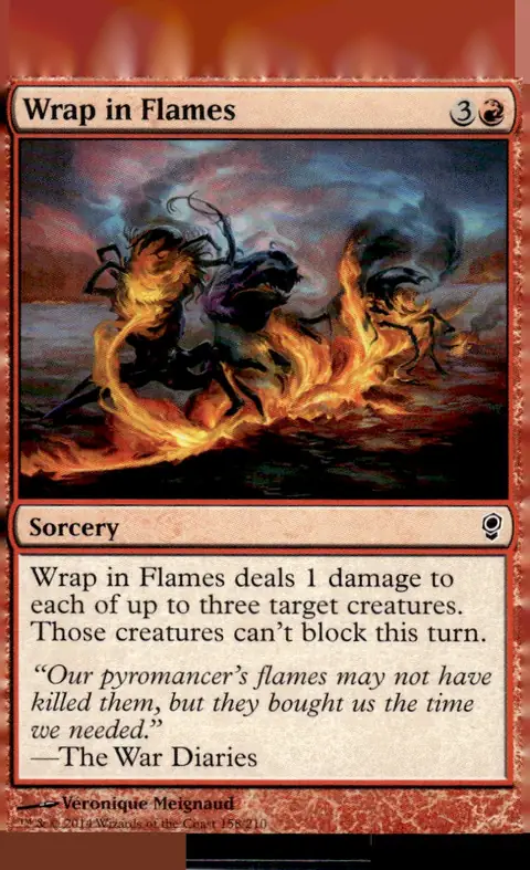 2014 Magic: The Gathering - Conspiracy (CNS) #158/210 Wrap in Flames