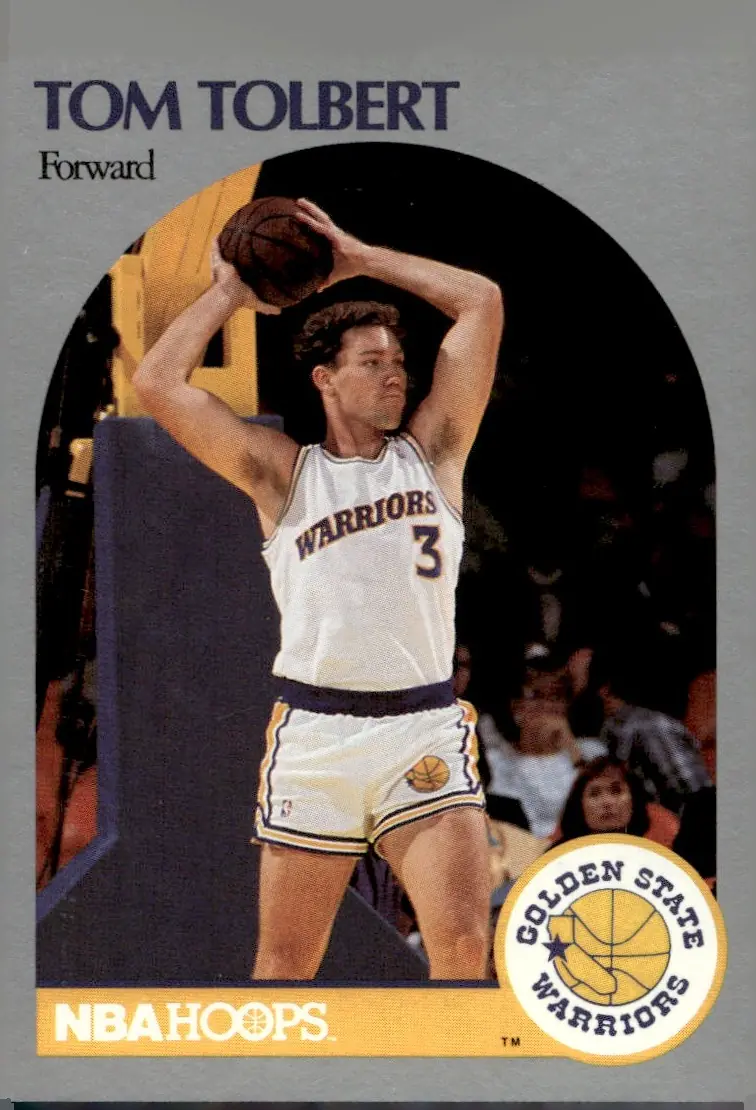 1990-91 NBA Hoops #121 Tom Tolbert (front)