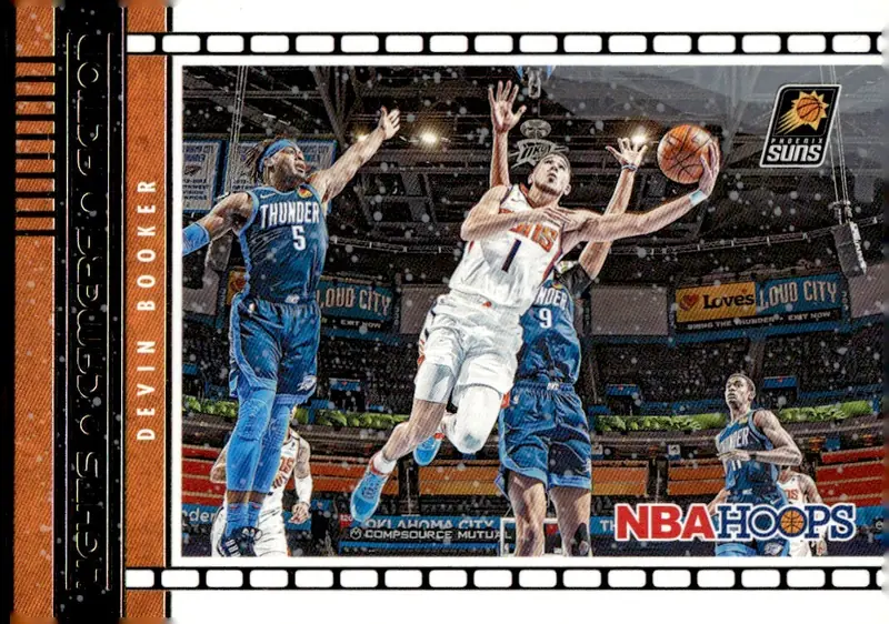 2021-22 NBA Hoops #27 Devin Booker (front)