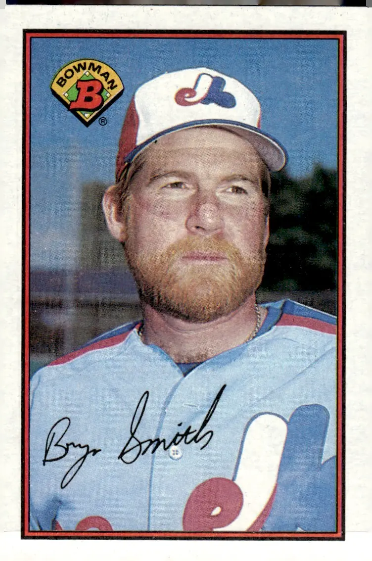 1989 Bowman #353 Bryn Smith (front)