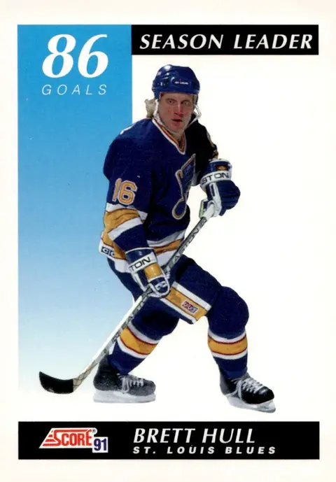 1991-92 Score Canadian (English) #294 Brett Hull