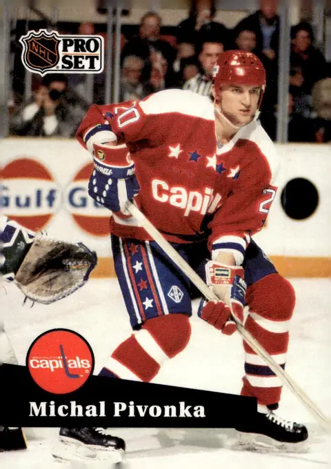 1991-92 Pro Set (Series 1) #252 Michal Pivonka