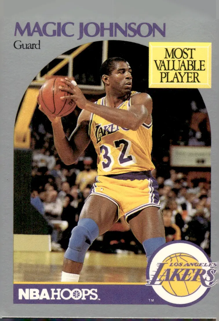 1990-91 NBA Hoops #157 Magic Johnson (front)
