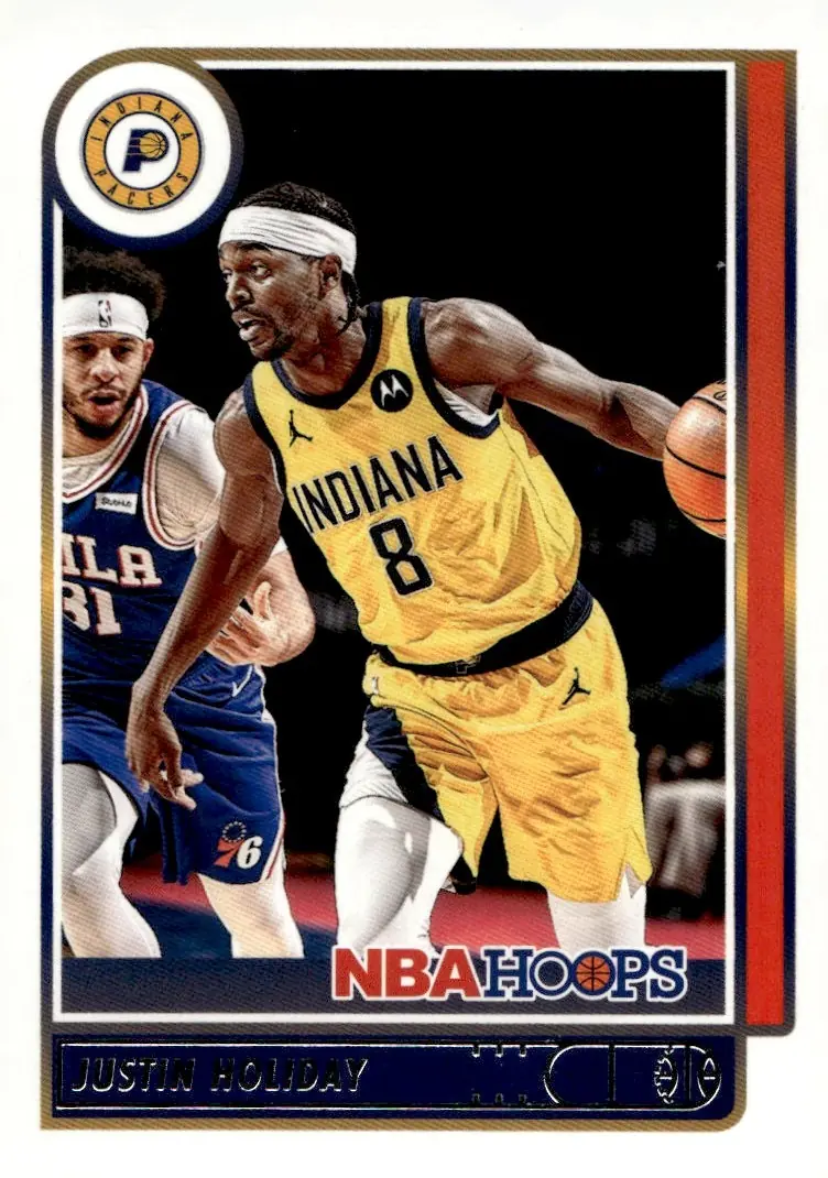 2021-22 NBA Hoops #183 Justin Holiday (front)