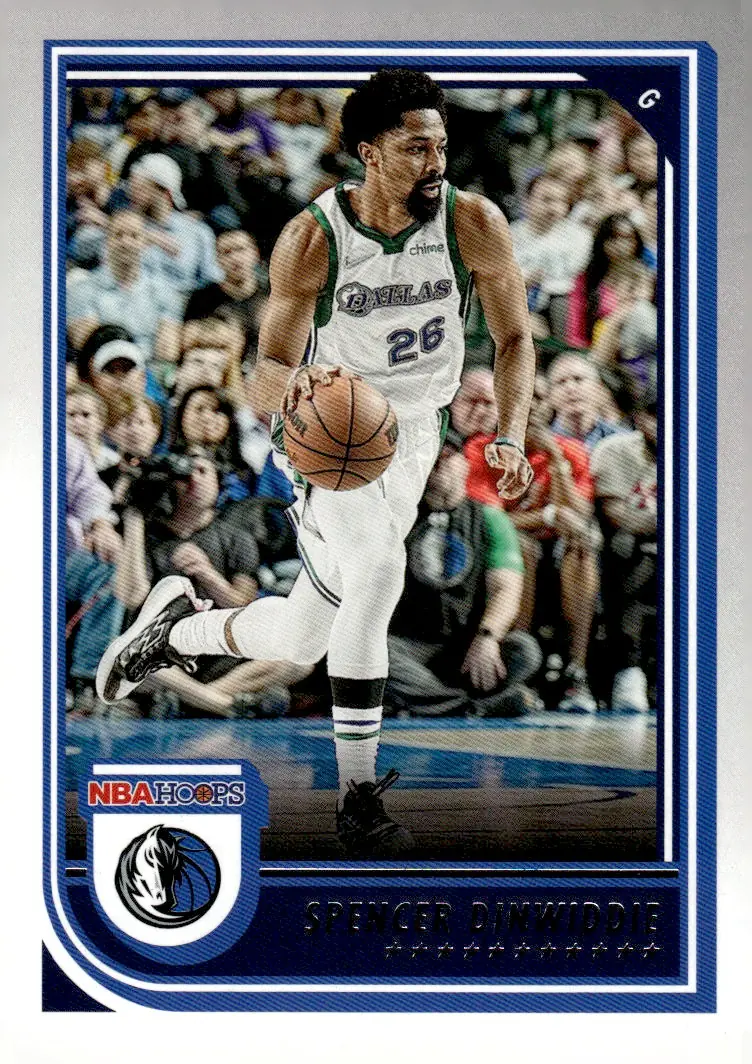 2022-23 NBA Hoops #122 Spencer Dinwiddie (front)