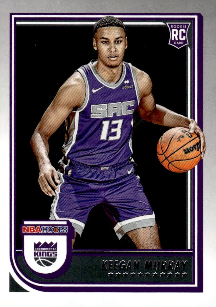 2022-23 NBA Hoops #234 Keegan Murray (front)