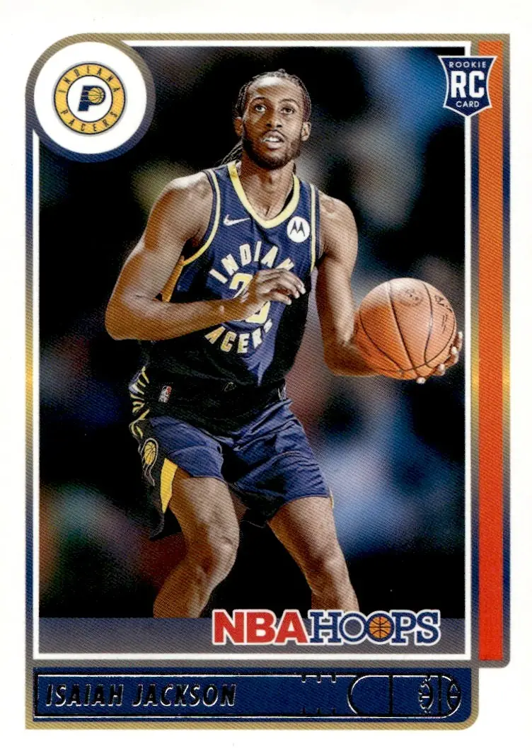 2021-22 NBA Hoops #223 Isaiah Jackson (front)
