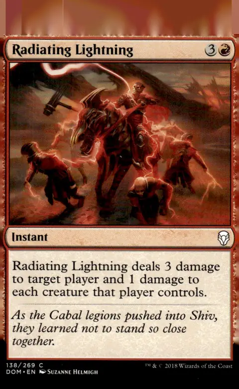 2018 Dominaria (DOM) #138/269 Radiating Lightning