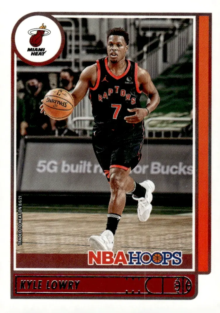2021-22 NBA Hoops #89 Kyle Lowry (front)
