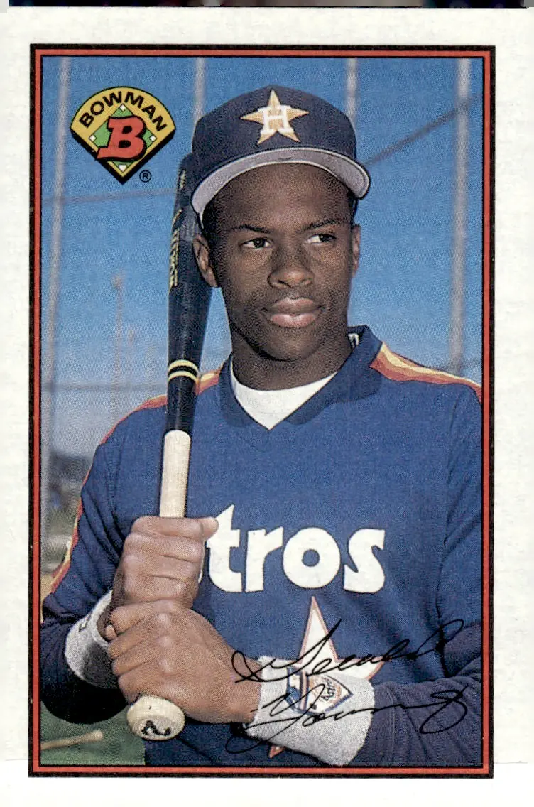 1989 Bowman #333 Gerald Young (front)