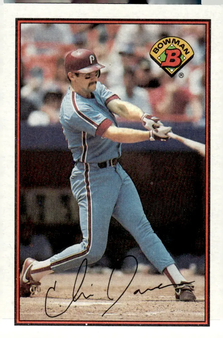 1989 Bowman #404 Chris James (front)