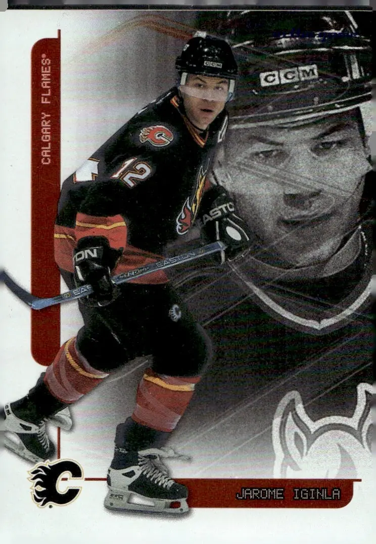 2003-04 In The Game Toronto Star #F-18 Jarome Iginla (front)
