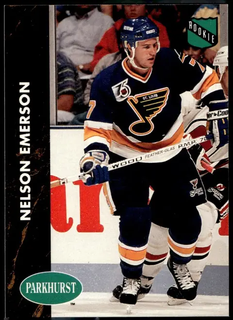 1991-92 Parkhurst #151 Nelson Emerson