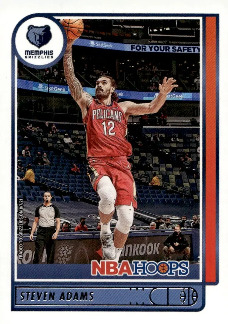 2021-22 NBA Hoops #114 Steven Adams (front)