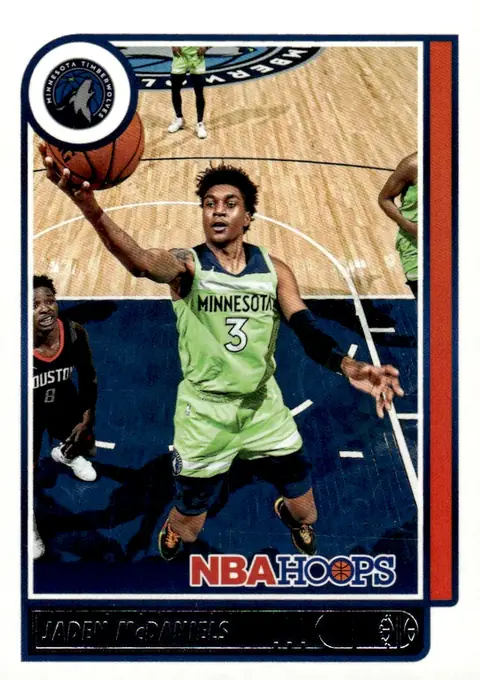 2021-22 NBA Hoops #191 Jaden McDaniels