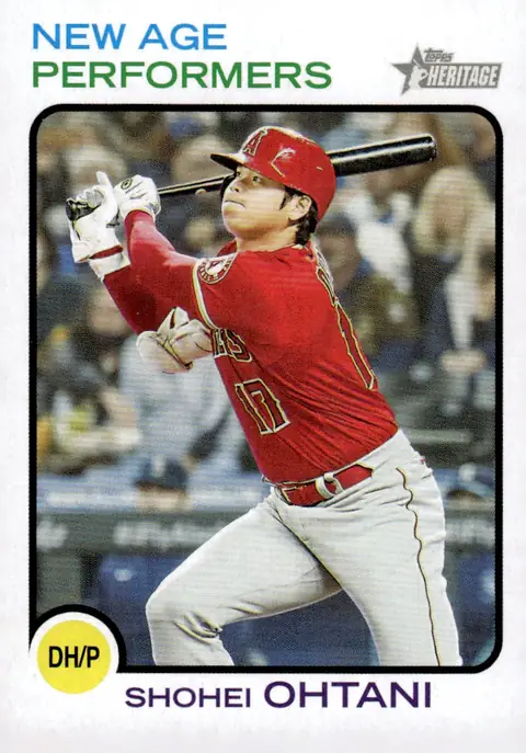 2022 Topps Heritage #NAP-4 Shohei Ohtani
