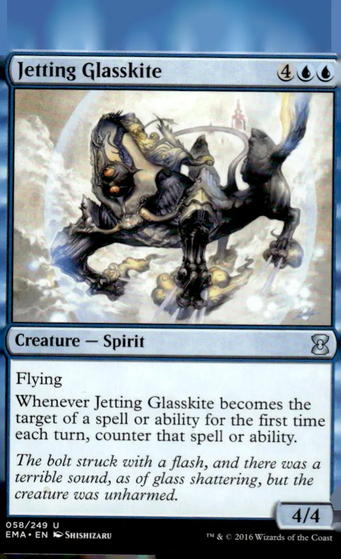 2016 Eternal Masters (EMA) #058/249 Jetting Glasskite (front)