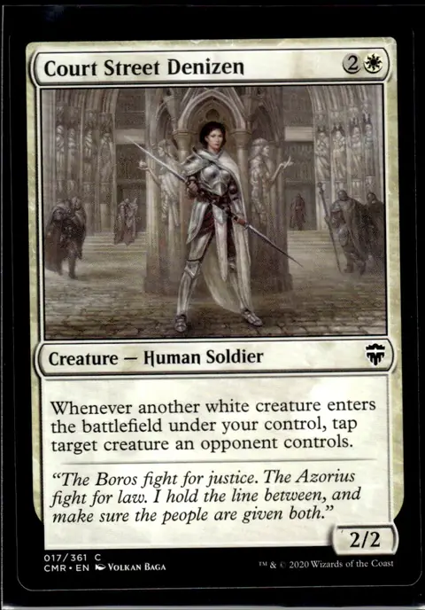 2020 Commander Legends (CMR) #017/361 Court Street Denizen