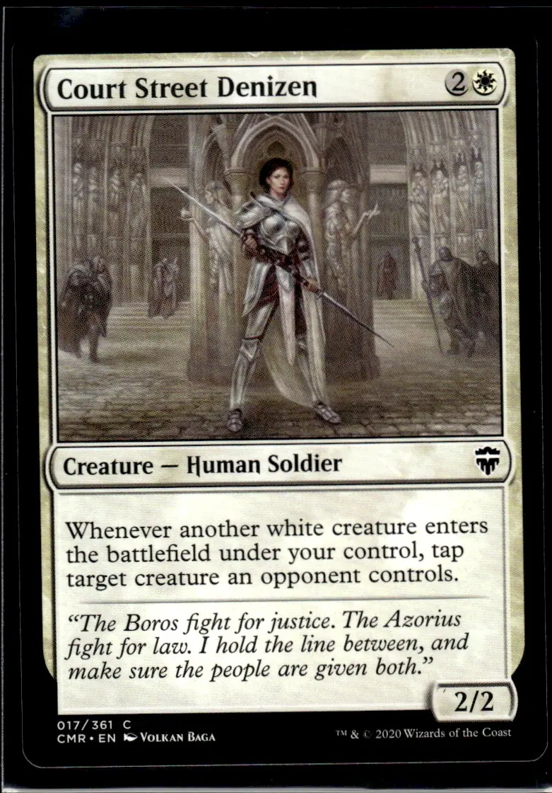 2020 Commander Legends (CMR) #017/361 Court Street Denizen (front)