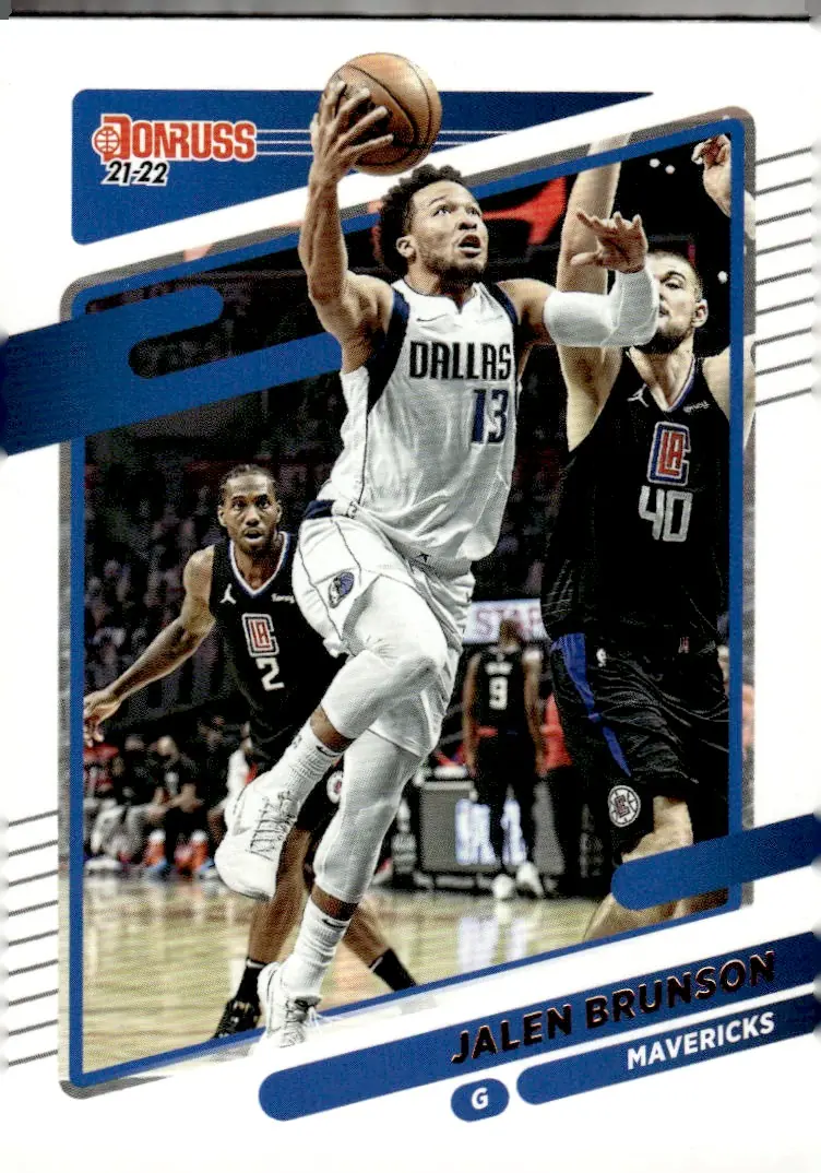 2021-22 Donruss #19 Jalen Brunson (front)