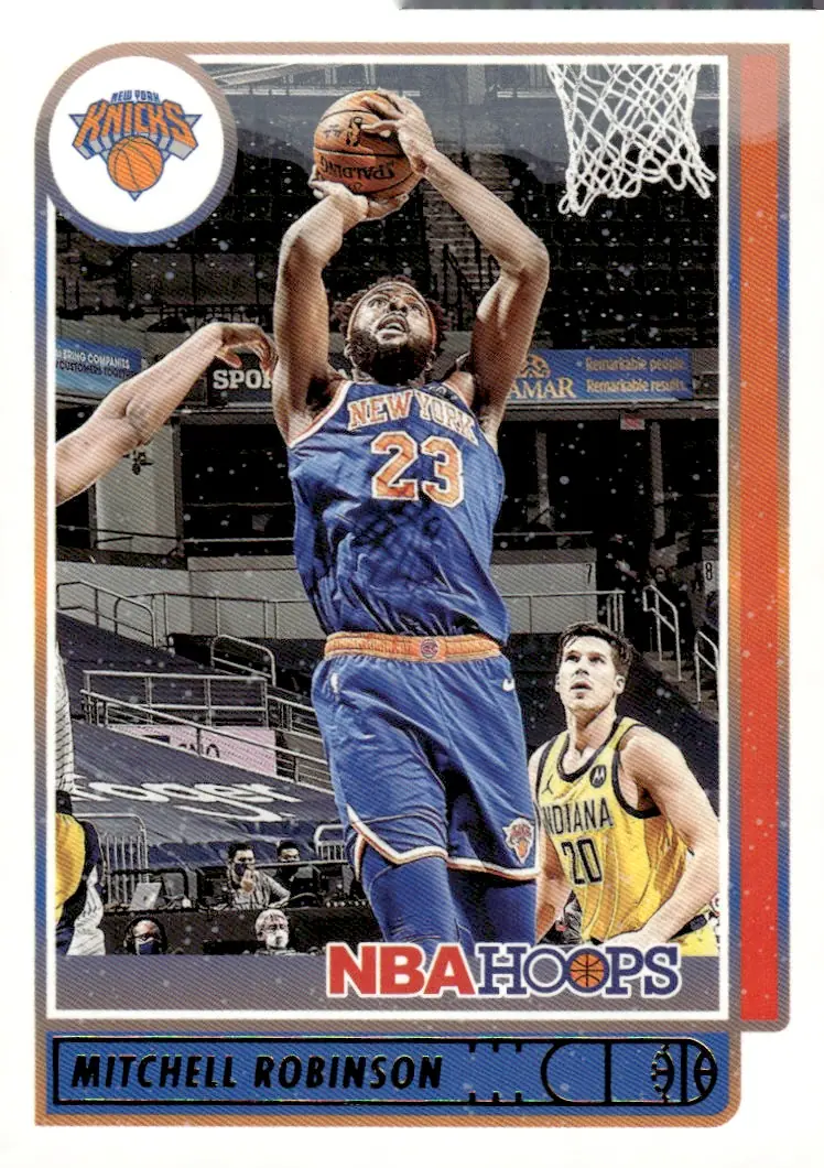 2021-22 NBA Hoops #157 Mitchell Robinson (front)