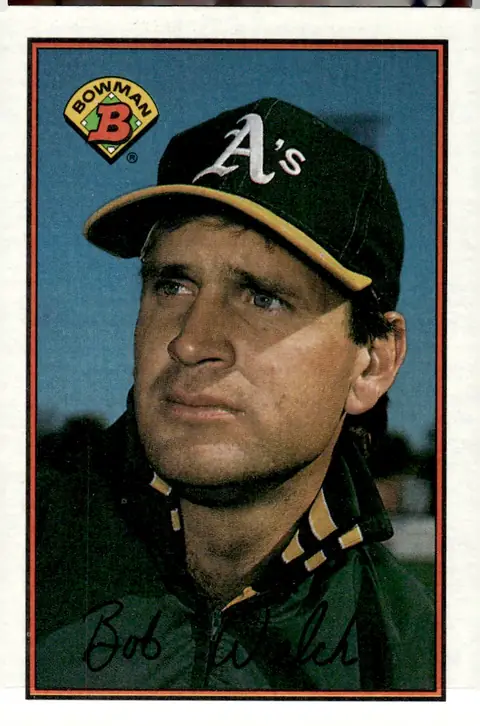 1989 Bowman #186 Bob Welch